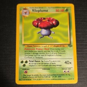 Pokemon Jungle Set 1999 Vileplume Rare Trading Card (31/64)